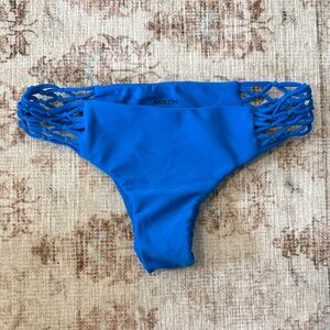 Mikoh Braided Blue Bikini Bottom
